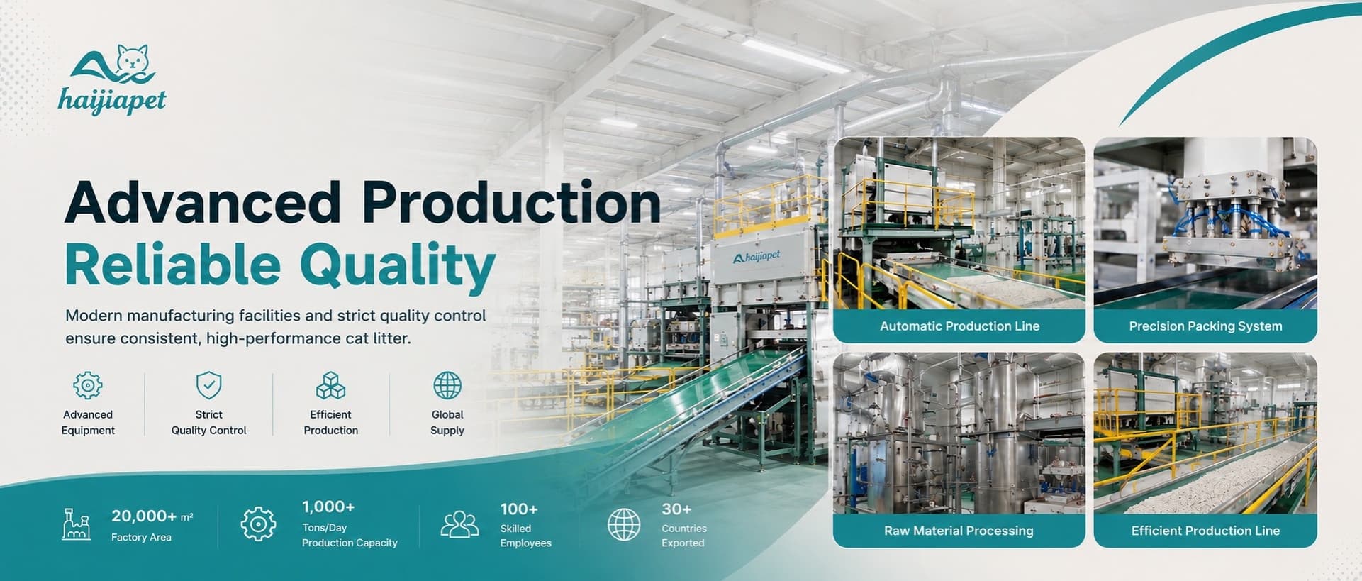 Haijia Pet cat litter production line
